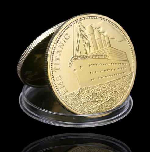 Imagen 4 de 10 de Moneda Conmemorativa Del Titanic Al32