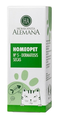 Homeopet Dermatosis Secas Homeopatía Alemana