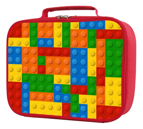 Lonchera para Niños Redlemon con 3 Contenedores Apilables tipo Lego