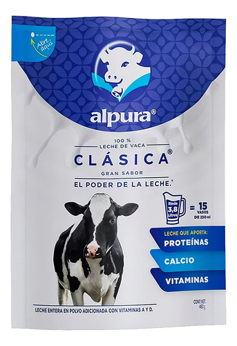 Leche En Polvo Alpura Entera 460g