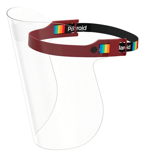 Polaroid Kids, Staysafe2 Careta Protectora Infantil, Unisex Rojo, 10 Mm