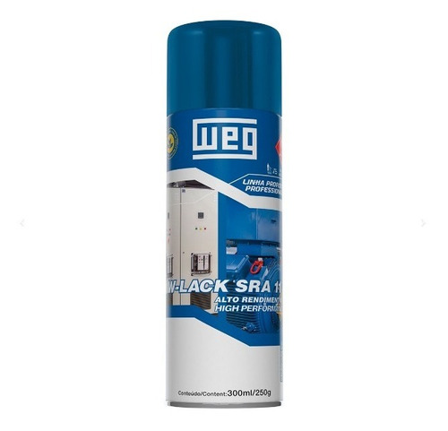 Tinta W-lack Spray Uso Geral Azul Ral 5009 Weg 250g
