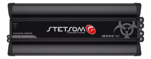 Modulo Stetsom Vulcan 12000w Rms 1 Canal 1 Ohms Cor Preto