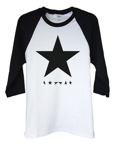 Polera Raglan 3/4 David Bowie Blackstar Pop Abominatron