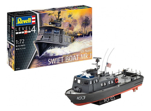 Kit Para Montar Revell Us Navy Swift Boat Mk.i 1/72 05176