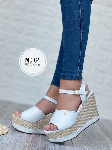 Sandalias Plataforma Yute De Damas Nueva Colección