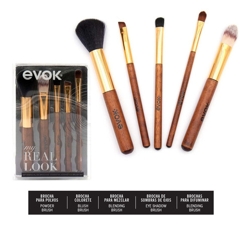 Set De Brochas Evok Cbs 19