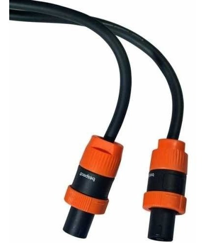 Imagen 1 de 4 de Cable Bespeco Speakon-speakon 4 Polos ,slkf 100,blister