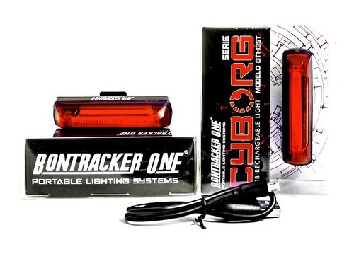 Luz Trasera Bontracker One Cyborg Bt1-135t Recargable 