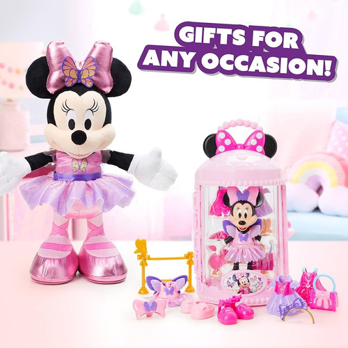 Disney Jr Minnie Mouse Fabulosa Muñeca Bailarina De Moda