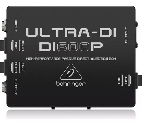 Behringer Ultra-di Di600p Caja De Inyección Directa Pasiva