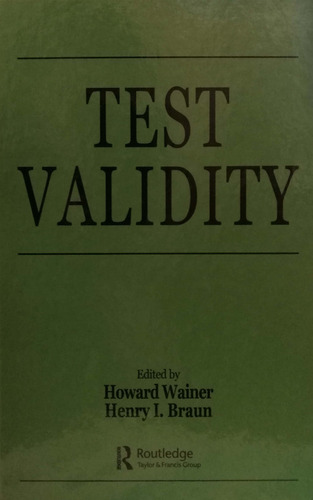 Test Validity - Wainer Howard