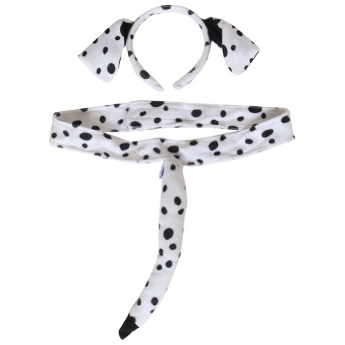 Making Believe Dalmatian Headband And Tail Costume Set