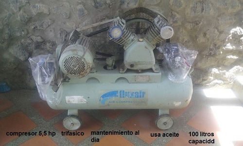 Compresor De Aire De 5,5 Hp Trifasico (Usado)