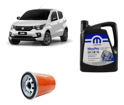 Imagen 1 de 5 de Kit De Filtro Y Aceite Mopar Fiat Mobi 1.0 Nafta