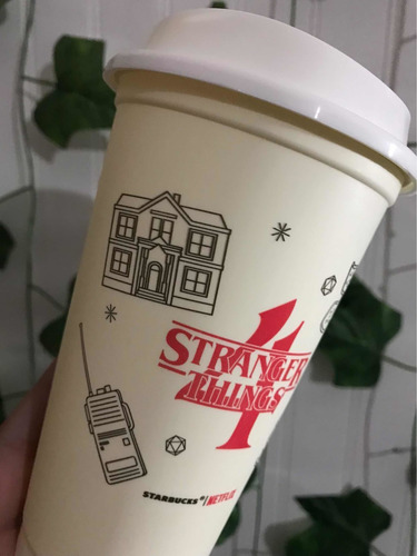 Vaso Reutilizable De Starbucks Edición Stranger Things (Usado)