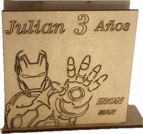 15 Servilleteros Personalizados Capitán America ,iron Man