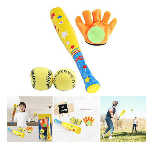 . De Béisbol De Juguete De Espuma Con Guante De Béisbol + 2