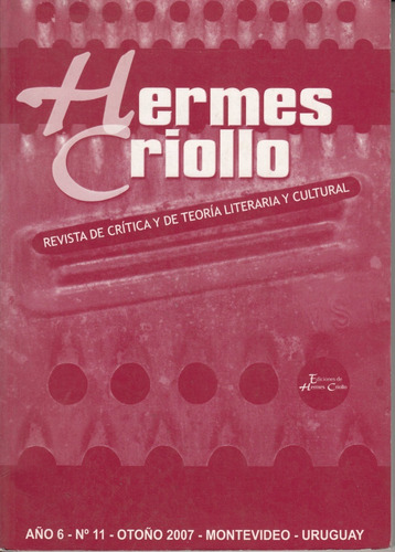 Dossier Lautreamont Revista Hermes Criollo Nº11 Uruguay 2007