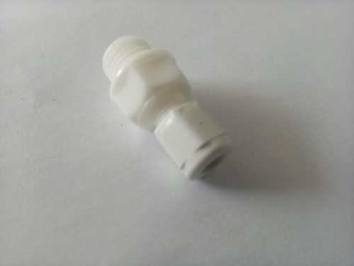 Imagen 2 de 6 de Conector 1/4 Recto Rosca Macho A Manguera Filtro Dispenser