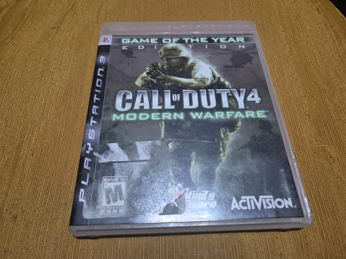Juego De Ps3 Call Of Duty 4 Modern Warfare, Físico Y Usado (Usado)