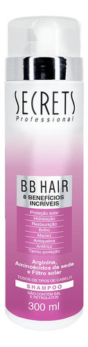 Shampoo Zero Sal Secrets Professional Bb Hair 300ml