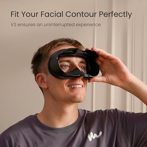 Kiwi Design V3: Paquete De Almohadillas Faciales Para Meta Q
