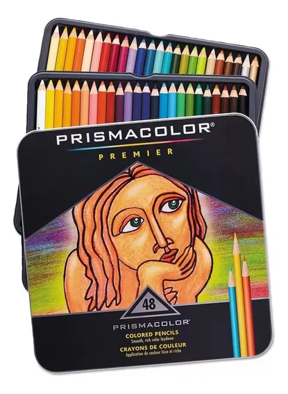 Lápices De Colores Soft Prismacolor Premier Lata X 48
