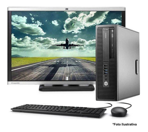 Computador Hp 800 G2 Core I5 6ªg 4gb Ssd 240gb + Monitor 22