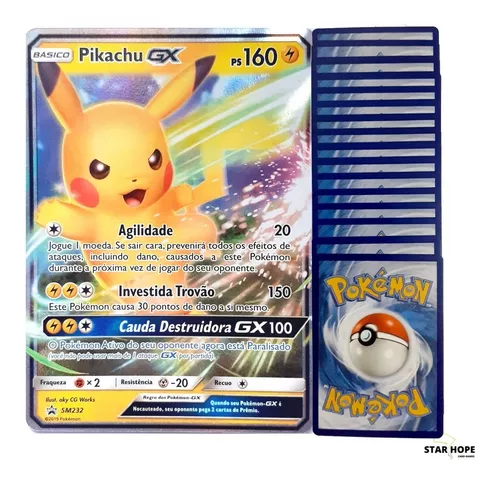 Carta Pokémon Grande Jumbo - Takara - Deck de Cartas - Magazine Luiza