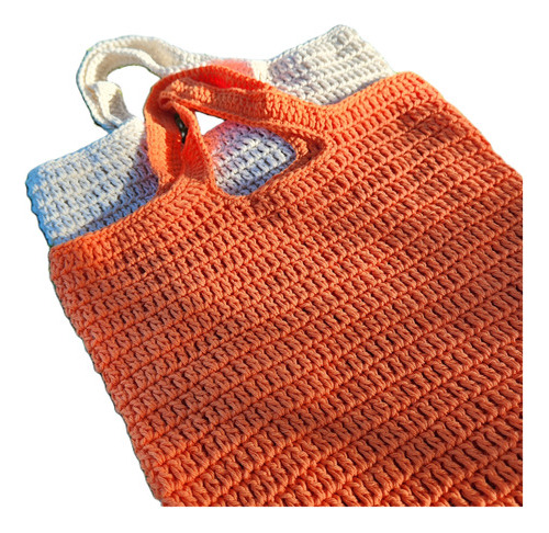 Bolso Playero Tejido A Crochet 