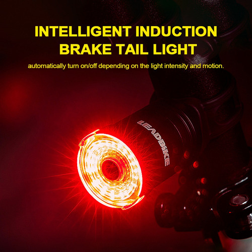 Luz Trasera Led Inteligente Bicicleta Trasera Usb Recargable
