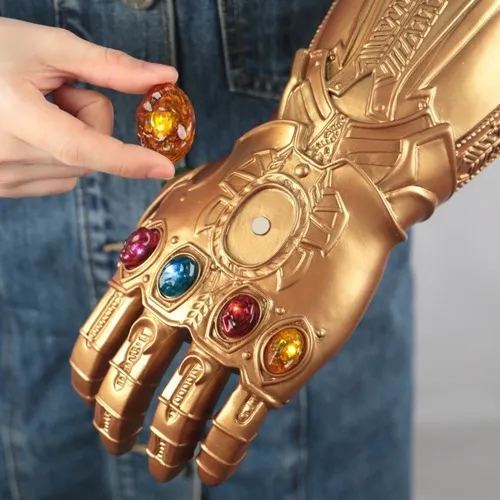 Guantes Thanos (brillan), Desmontables Con La Mano Izquierda