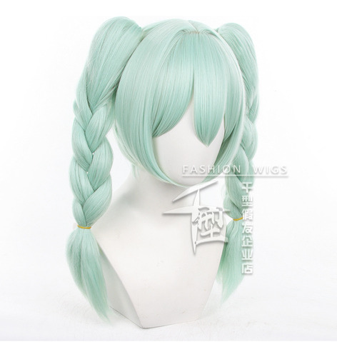 Anime Vocaloid Miku Hatsune Cosplay Peluca Pelo Halloween