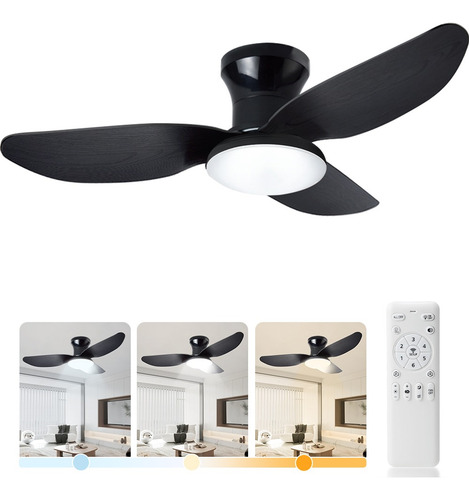 Vedd VD-019 Ventiladores De Techo De Con Luces Ventilador 102cm