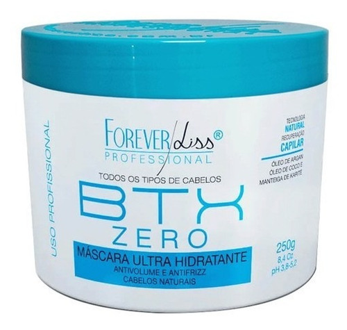 Botox Zero Forever Liss Mascara Hidratante Sem Formol 250g