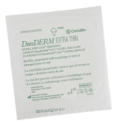 02 Parches Duoderm Extra Thin 15x15cm