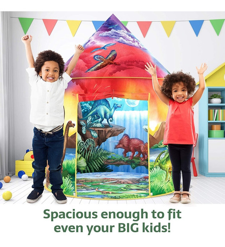 Imagen 4 de 6 de Carpa Tienda De Dinosaurio Con Sonido Juguete Niños W&o
