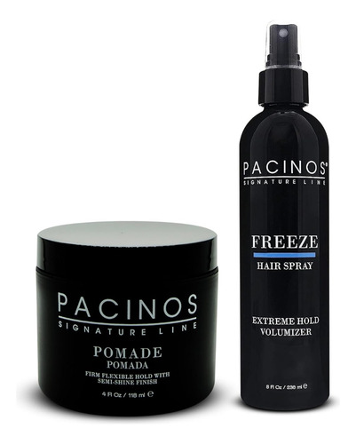 Pacinos Pomade Hair Paste Freeze Hair Spray Con Brillo Medio