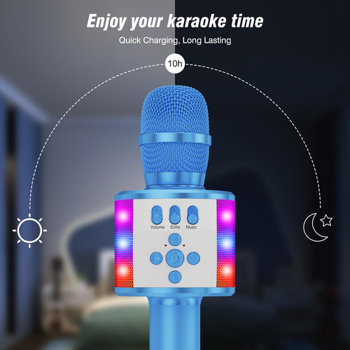Karaoke Microphone Bonaok Q78 Bluetooth Wireless For Kids
