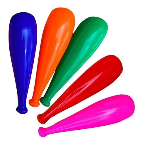 Rompecocos Inflables Colores Cotillon Bate Beisbol Baseball