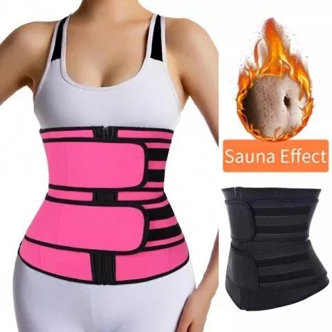 Faja Camiseta Reductora Mujer Faja Sauna Modeladora Cintura