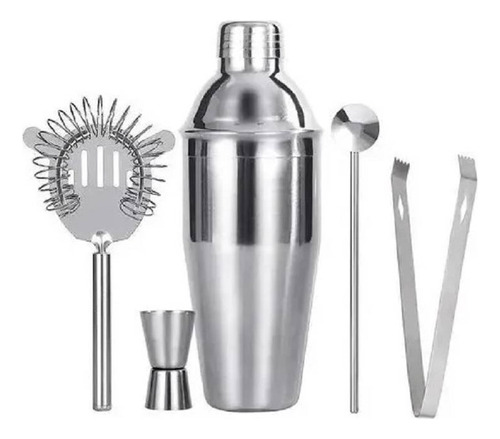 Kit Bartender Set Cocteleria Jigger Barman Colador Mortero