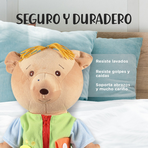 Oso Lucas Didáctico Para Vestir