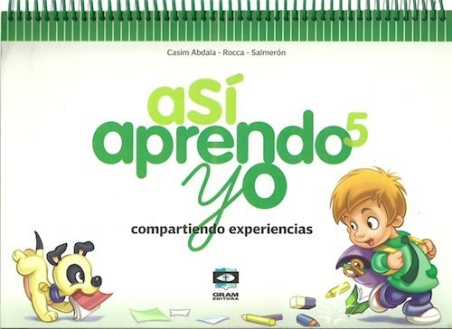 Asi Aprendo Yo 5 Anillado 5 Años, De Asi Aprendo., Vol. Abc. Editorial Gram, Tapa Blanda En Español, 1