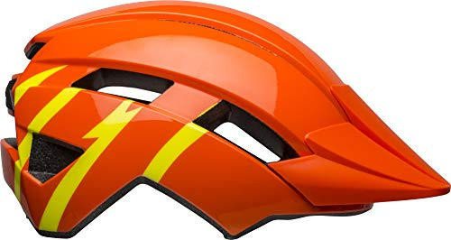 Bell Sidetrack Ii Youth Bike Helmet - Strike Gloss Orange/ye