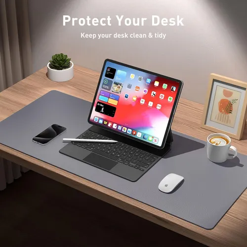 Protector De Escritorio Aothia, Piel Sintetica, 80 X 40 C...