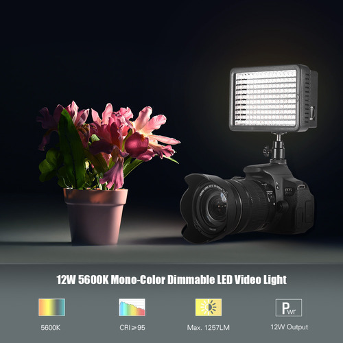 Luz D/video Led Profesional, Regulable Y Ultrapotente 5600k