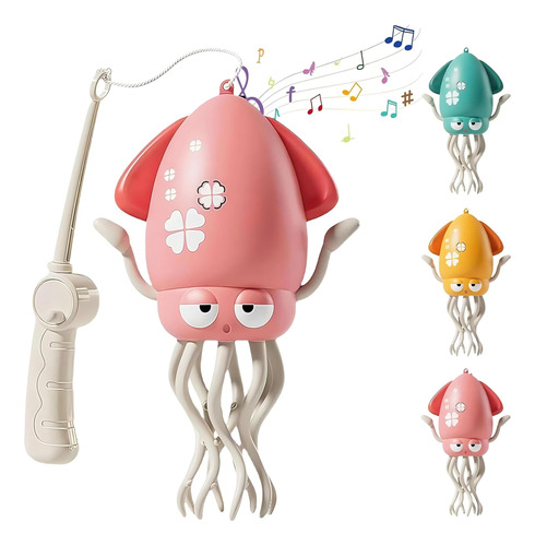 Juguetes Eléctricos Pulpo Y Calamar Bailarines, Dos Modos