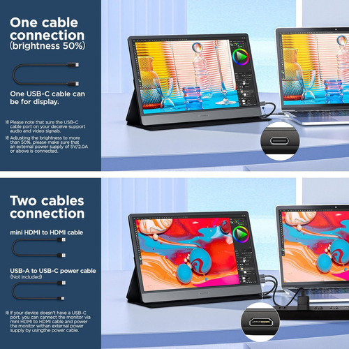 Monitor Portable 15.6 Pulgadas Ips Fhd Hdmi Usb-c Diginet